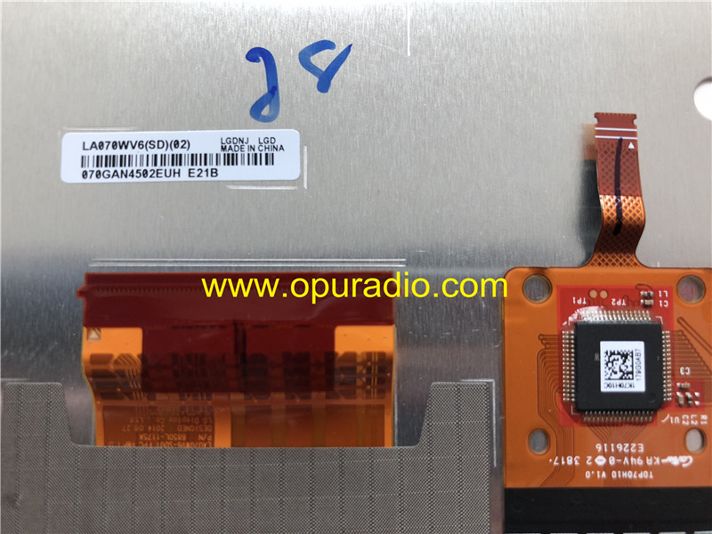 LA070WV6 SD01 SD02 Display with touch screen Digitizer for Opel Zafira Tourer C Chevrolet Sonic Chevy Malibu Cruze Buick Holden