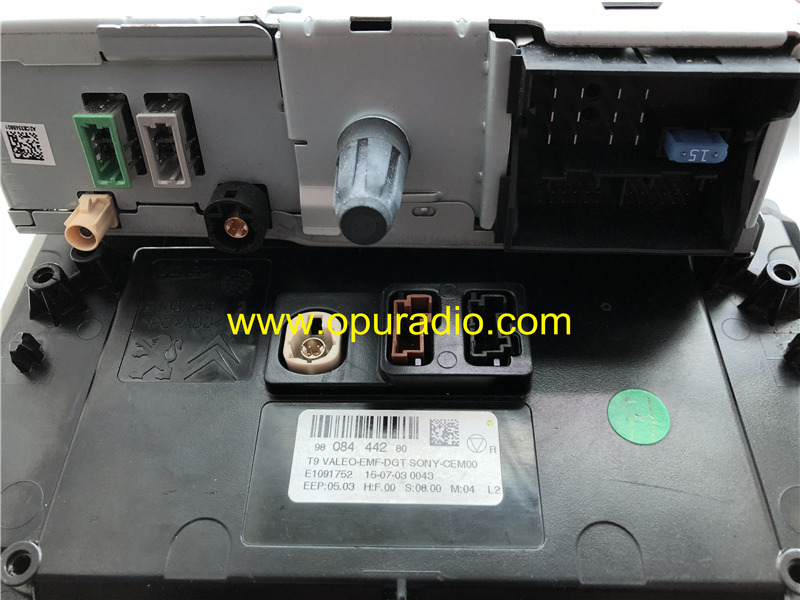 Extend cable with sockets to power on bench Citroen C4 Cactus C3 Diesel SMEG Peugeot car navigation systems old style