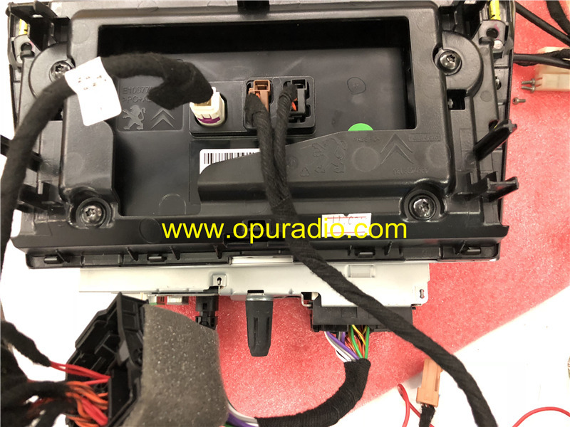 Extend cable with sockets to power on bench Citroen C4 Cactus C3 Diesel SMEG Peugeot car navigation systems old style