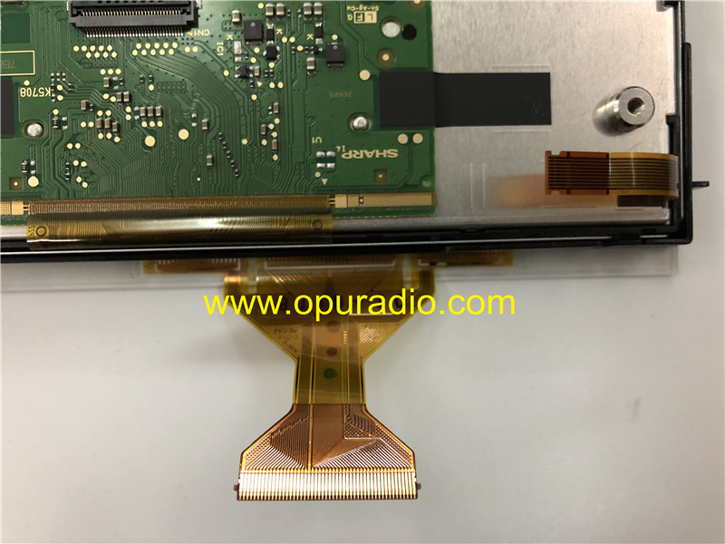 LQ070Y5LW04 Display monitor with Touch screen Digitizer for 2018 2019 Toyota Camry Hybrid 86140-06440 Entune car audio