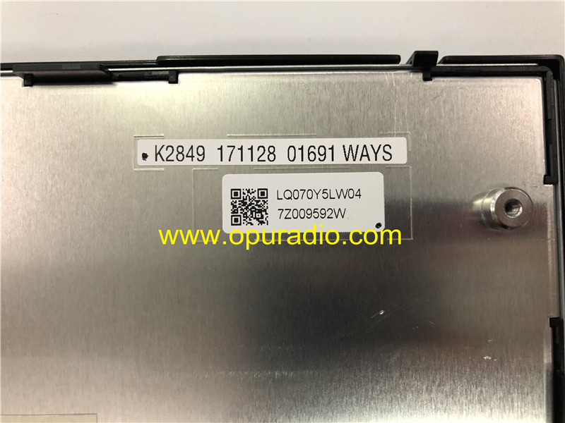LQ070Y5LW04 Display monitor with Touch screen Digitizer for 2018 2019 Toyota Camry Hybrid 86140-06440 Entune car audio