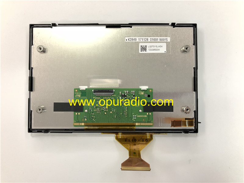 LQ070Y5LW04 Display monitor with Touch screen Digitizer for 2018 2019 Toyota Camry Hybrid 86140-06440 Entune car audio