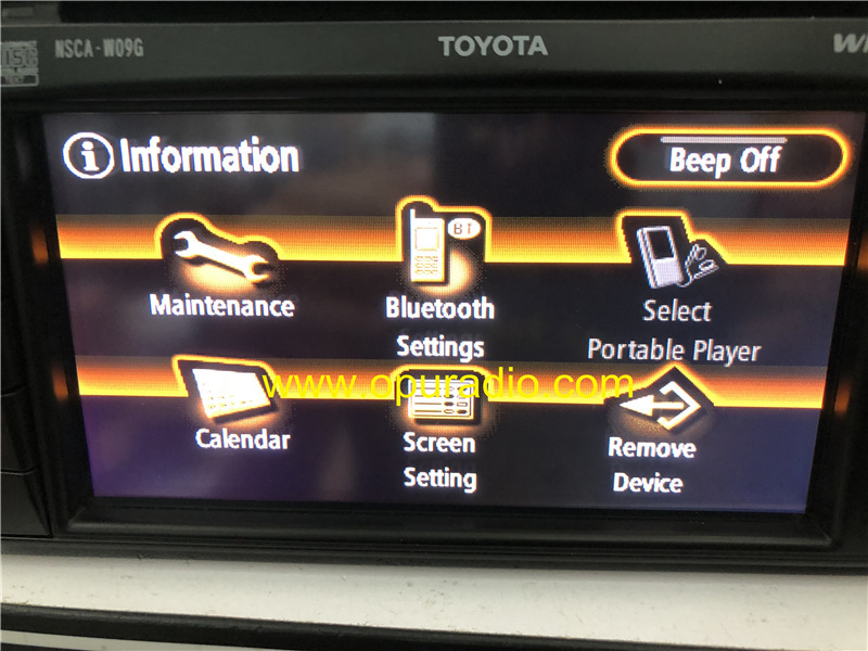 AVN TNS510 KIT 2010 TOYOTA AVENSIS Diesel Estate 5 Door SAT NAV PZ445-00333 AISIN AW 86113-60V860 SD AUX USB AUDIO TEL MAP VOICE RDS WMA MP3 NSCA-W09G