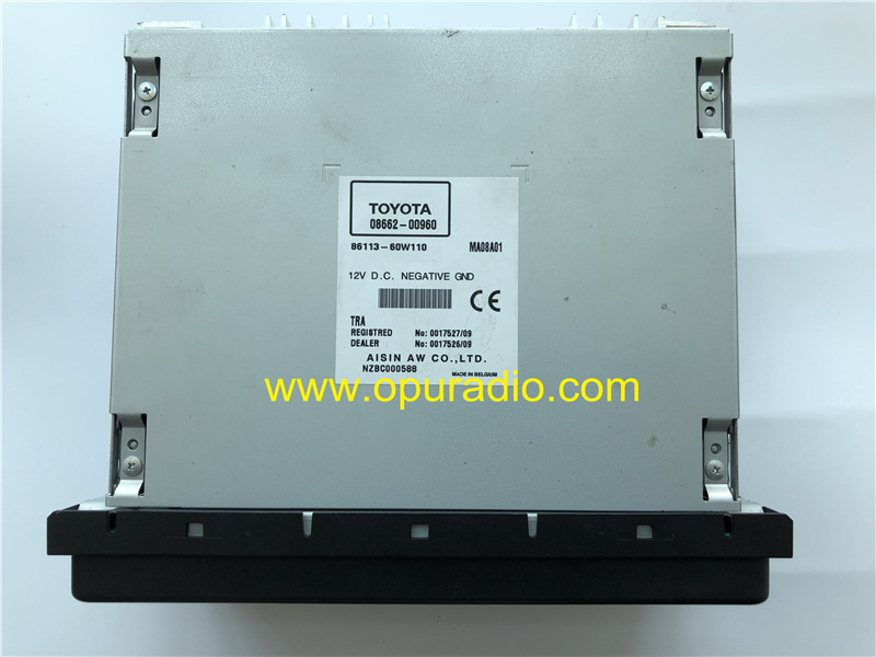 AVN TNS510 KIT 2010 TOYOTA AVENSIS Diesel Estate 5 Door SAT NAV PZ445-00333 AISIN AW 86113-60V860 SD AUX USB AUDIO TEL MAP VOICE RDS WMA MP3 NSCA-W09G