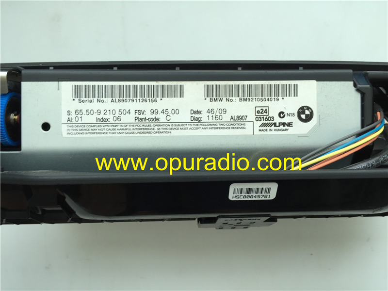 Alpine AL8907 8.8inch BM9210504019 Display Screen for 2011 BMW Z4 35i Central Information Monitor CIC car navigation Z3