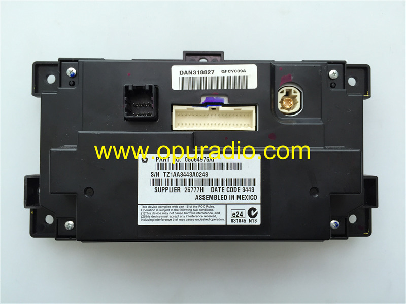 05064976AH DISPLAY unit touch screen for 2013-2016 Chrysler Dodge Journey REB 4.3 Uconnect Fiat Freemont car audio Media CD player