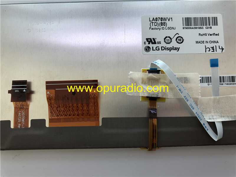 LA070WV1 TD15 LG display with touch screen Digitizer for 2019 Nissan Versa 28021 9EK0A Panasonic car audio radio APPS Phone