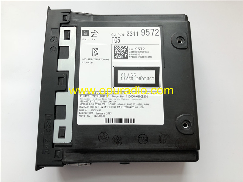 New 23119572 FUJITSU TEN CD Player for Cadillac CUE Sound systems SRX CTS ATS XTS Escalade Chevrolet Chvey GMC Buick