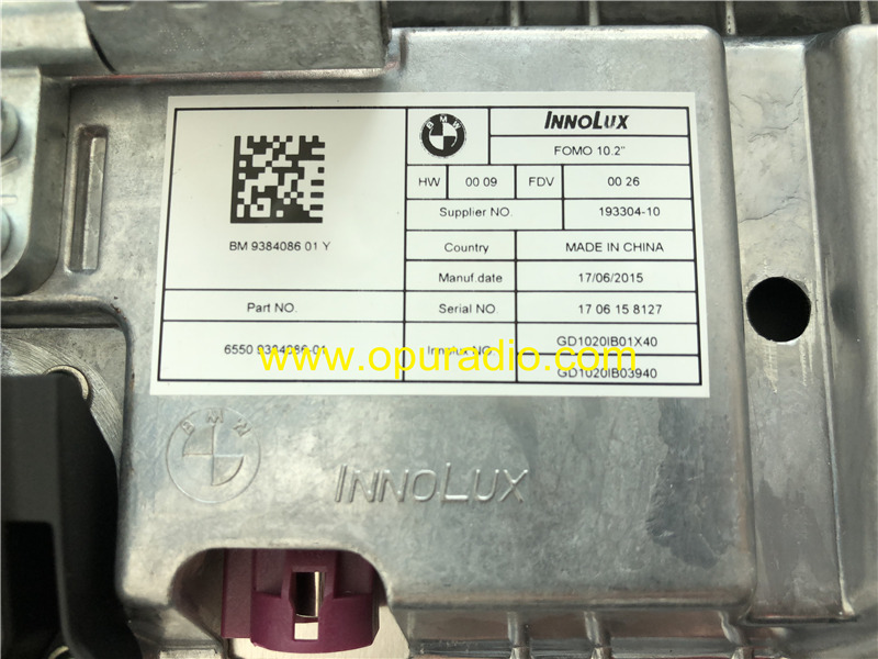 New 10.2inch Display for BMW 5er G30 G31 G32 G38 7er G11 G12 X5 F15 X6 F16 6er F32 NBT EVO