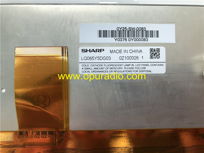 SHARP LQ065Y5DG03 Display with touch Screen 4Pin for Hyundai IX25 Sonata Tucson