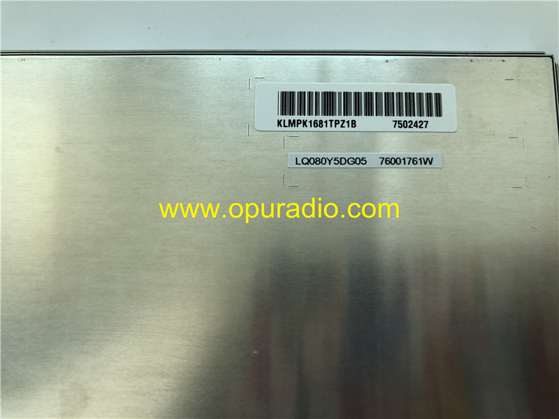 LQ080Y5DG05 Display Screen for 2014-2016 Lexus GX460 GX400 Toyota Land Crusier car Navigation