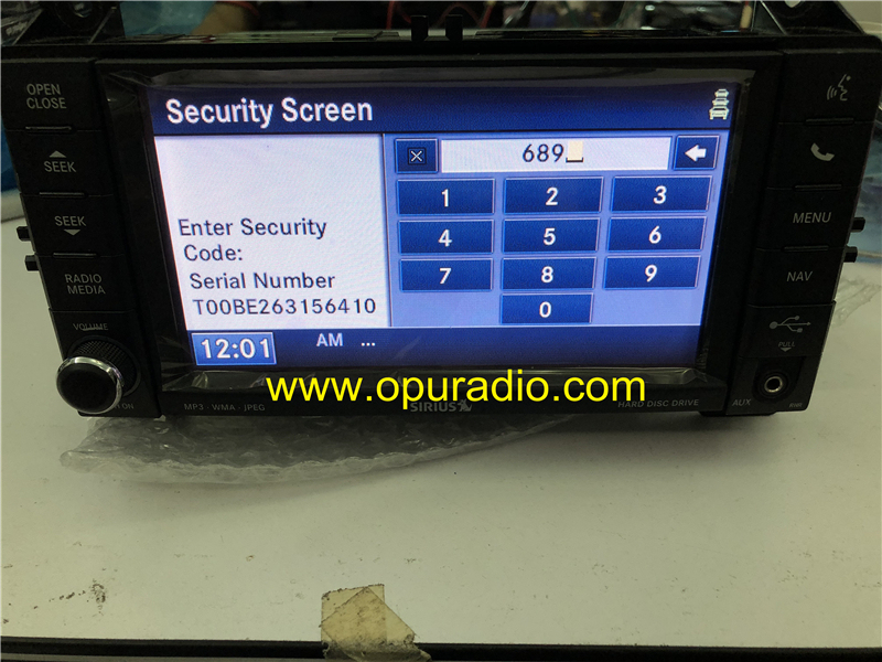 Emulator with wirings Tester for Chrysler 200 Dodge MYGIG 430 Uconnect 6.5 430 RBZ RHR RHB REN JEEP car Nav Low Speed