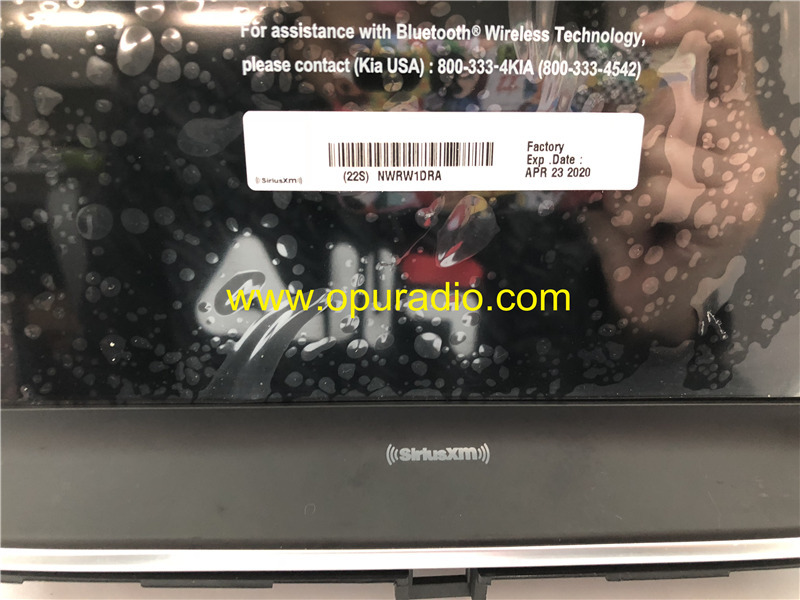 96160S9000 Radio for 2018 2019 KIA Telluride Car Media HYUNDAI MOBIS SiriusXM Carplay