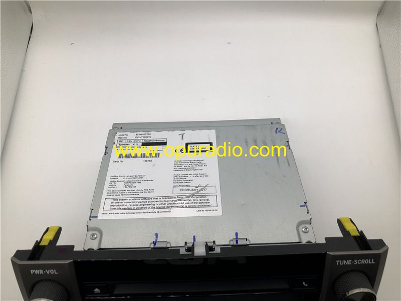 TOYOTA 86140-0C130 PANASONIC for 2015 2016 Tundra HD Radio Entune Touch Screen CD player APPS