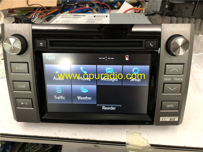 TOYOTA 86140-0C130 PANASONIC for 2015 2016 Tundra HD Radio Entune Touch Screen CD player APPS