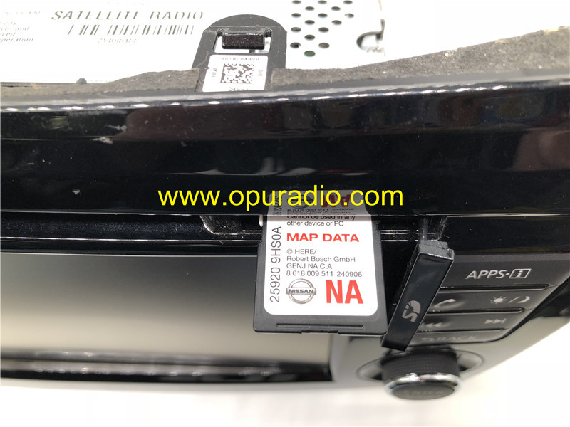 BOSCH LCN2 7612051287 2014-2016 NISSAN Rogue X-Trail 2591554BA0A SATELLITE RADIO XM MAP