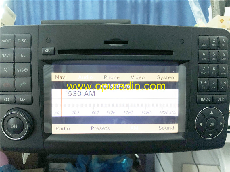 New Alpine BZ9841 6 DVD Changer Head Unit A1649002601 for 08-12 Mercedes Benz W164 X164 GL ML Class car Navigation USA