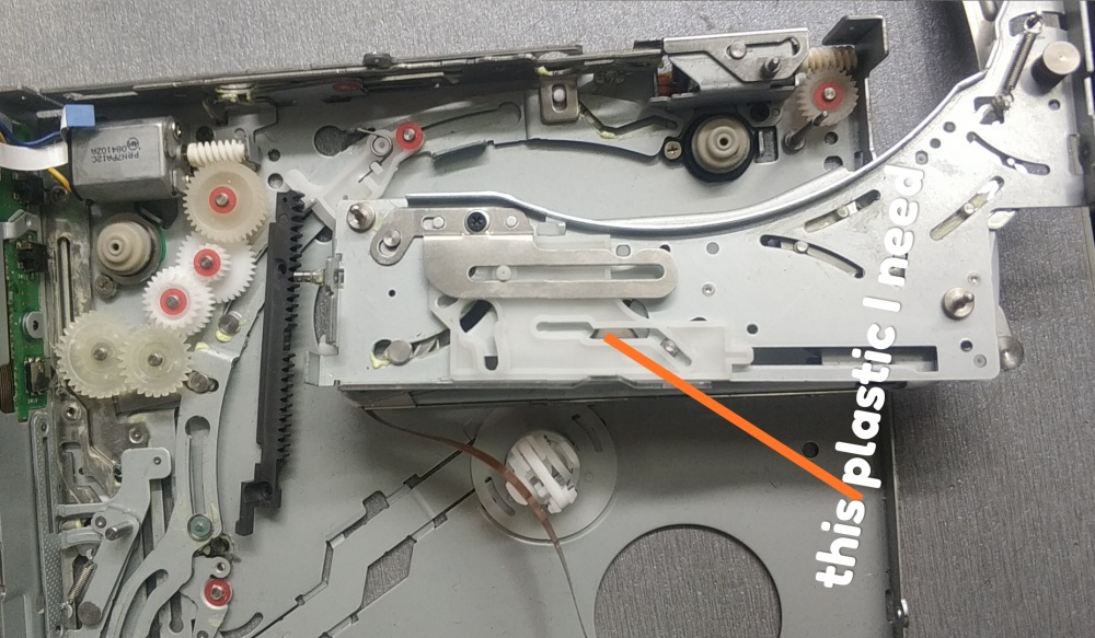 Gear for Alpine 6 DVD changer mech DZ63G16B 08-12 Mercedes Benz Comand NTG2.5 W164 W251 W172 Acura MDX BMW Audi