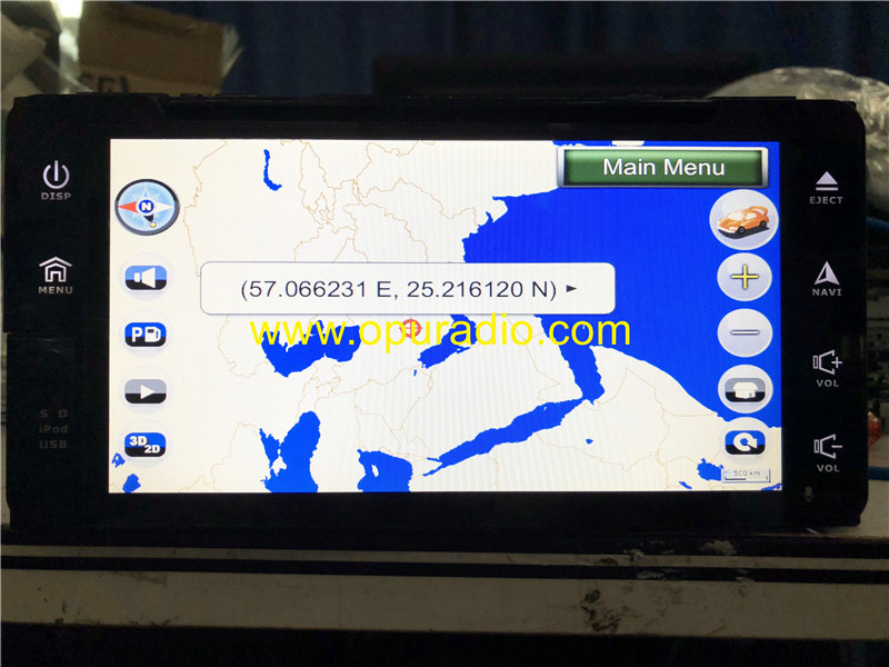 TOYOTA PZ360-60102 RECEIVER ASSY NAVIGATION CARMAX Radio for 2013-2015 RAV4 Middle East Version