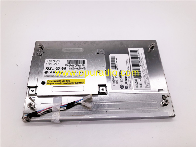 LG Display LB070WV1 TD04 LCD Monitor Screen for Peugeot Citroen C4 Car navigation RT5 RT4