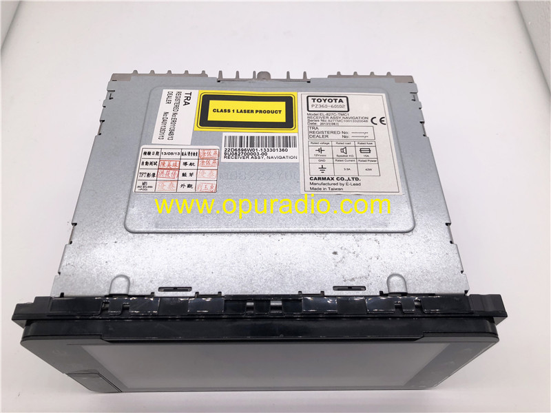 TOYOTA PZ360-60102 RECEIVER ASSY NAVIGATION CARMAX Radio for 2013-2015 RAV4 Middle East Version