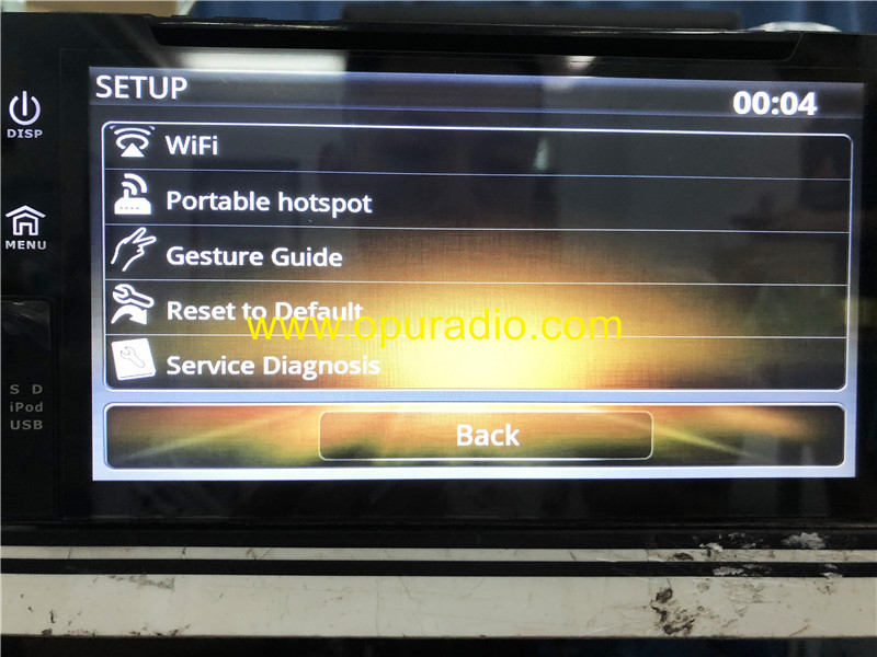 TOYOTA PZ360-60102 RECEIVER ASSY NAVIGATION CARMAX Radio for 2013-2015 RAV4 Middle East Version