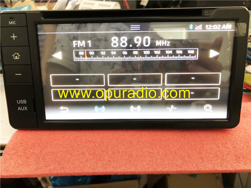 CV-DW PZ366-00106 RECEIVER ASSY RADIO Display Touch Screen for 2018 Toyota Land Crusier Prado Audio Phone Media USB AUX