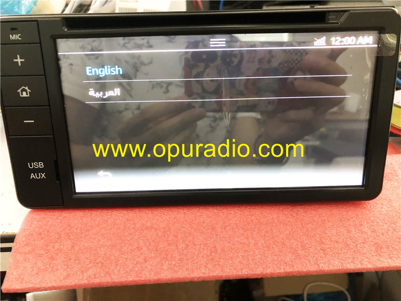 CV-DW PZ366-00106 RECEIVER ASSY RADIO Display Touch Screen for 2018 Toyota Land Crusier Prado Audio Phone Media USB AUX