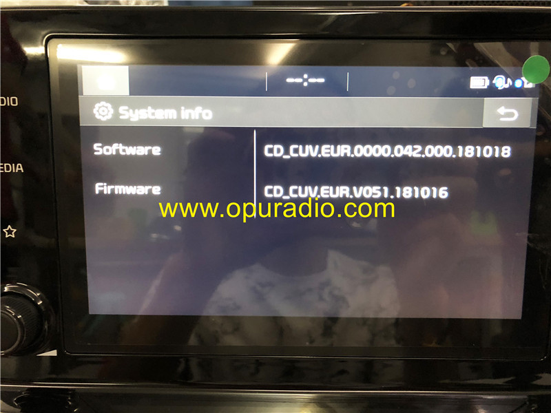 96160J7310 Radio Unit ADBC0J7EP HYUNDAI MOBIS for 2019 2020 KIA Car Navigation Media Carpaly Europe