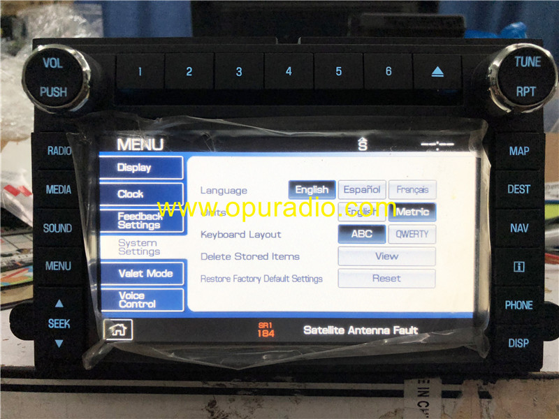 BC3T 18K931 Satellite Radio Audio UQW1273 for 2010 2011 Ford F250 F350 Car Navigation Media CD DVD Player MAP Sirius XM