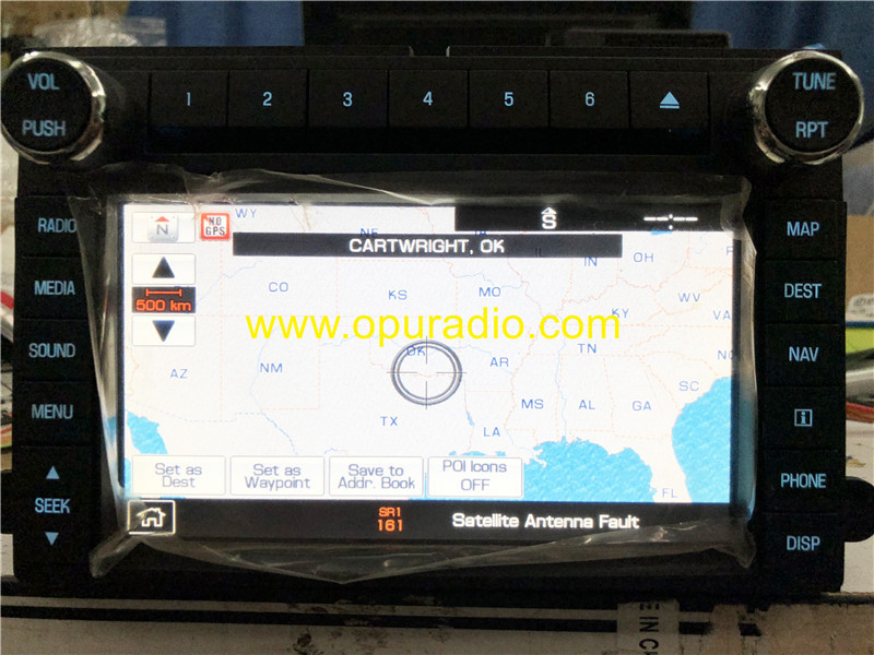 BC3T 18K931 Satellite Radio Audio UQW1273 for 2010 2011 Ford F250 F350 Car Navigation Media CD DVD Player MAP Sirius XM