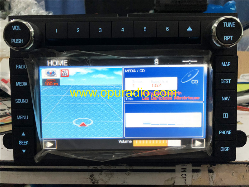 BC3T 18K931 Satellite Radio Audio UQW1273 for 2010 2011 Ford F250 F350 Car Navigation Media CD DVD Player MAP Sirius XM