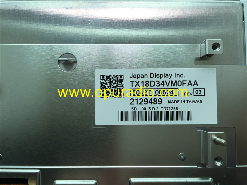 Japan Display TX18D34VM0FAA Monitor Screen for 2013-2016 Mercedes Benz A2049007408 VDO W204 C-class C220 C250 C300 E250 E350