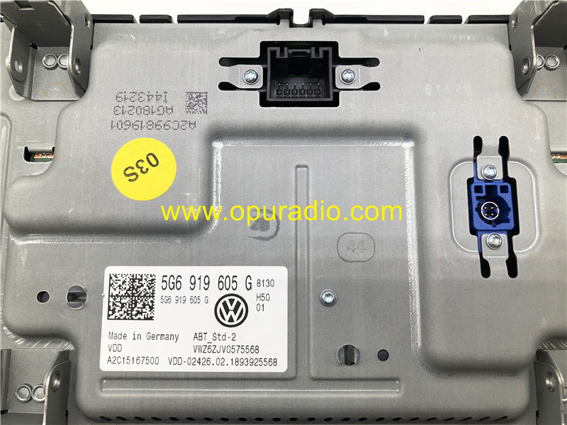 5G6919605G VDO Display ABT-STD2 Touch Screen for VW Discover MIB2 Golf7 5G Passat 3G B8 POLO AW Tiguan Touran 5T T-ROC car Navigation