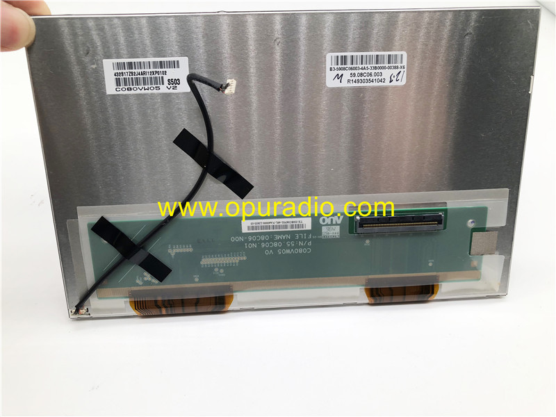 AUO C080VW05 V2 V0 8 Inch Display Monitor Screen for Honda Accord Mercedes car Navigation Audio Medi