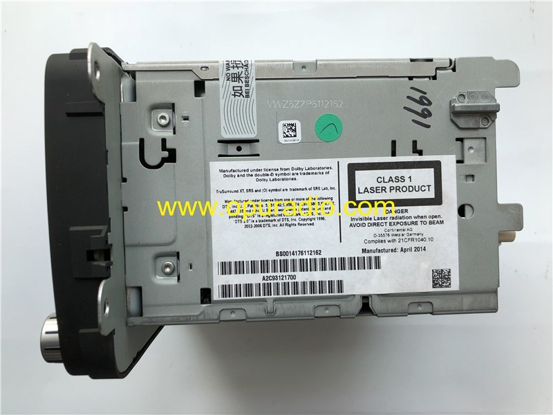 RNS510 SSD Continental Radio Navigation for 2014 up VW Passat Golf Jetta Skoda Seat car audio Media Phone MAP GPS Bluetooth CD DVD Player Unlock