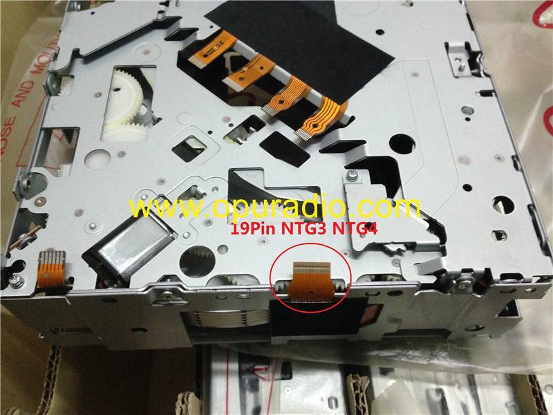 Matsushita 6 CD/DVD changer mechanism 19Pin connector for Mercedes COMAND APS NTG3 Harman Becker W221 W204 S500 S550 S600  ca Navigation radio