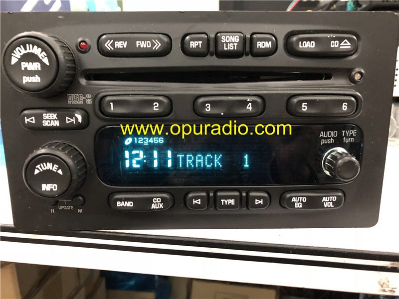 Panasonic 6 CD changer mech | 03-06 Chevy Sliverado RDS Radio