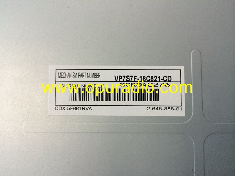 Brand new Sony 6 CD changer mechansim CDX-5F-160 CDX-5F661RVA without MP3 for Ford Focus Mondeo Car CD radio