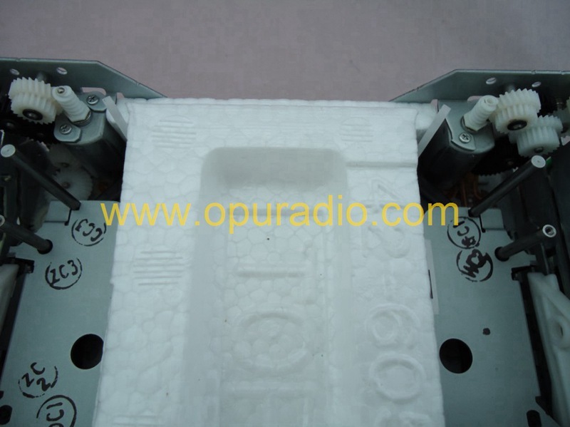 Fujitsu ten 6-Disc CD changer mechanism two motor up for Lexus Cadillac Ford Suzuki Subaru car radio tuner sound system