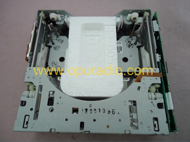 Fujitsu ten 6-Disc CD changer mechanism two motor up for Lexus Cadillac Ford Suzuki Subaru car radio tuner sound system