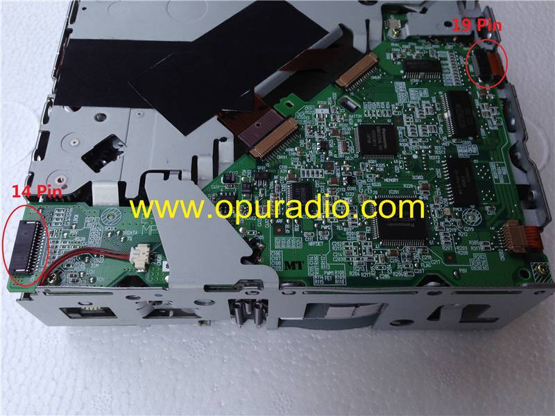 Matsushita 6 CD changer mechanism 14Pin connector  for Volkswagen Touran RCD500 CD-Wechsler car radio CX-CA1796G
