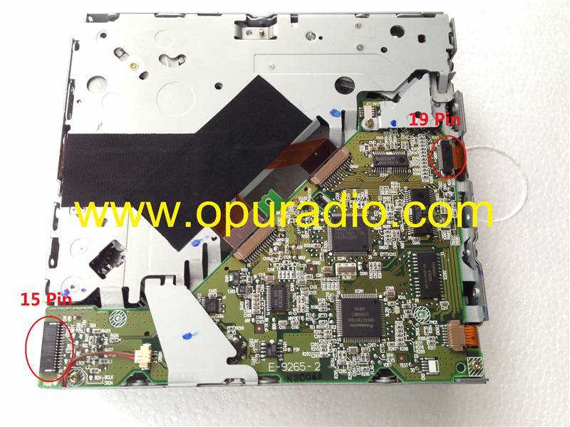 Panasonic 6 CD changer mechanism PCB 15P E-9265-2 for Land Rover Freelander car radio audio