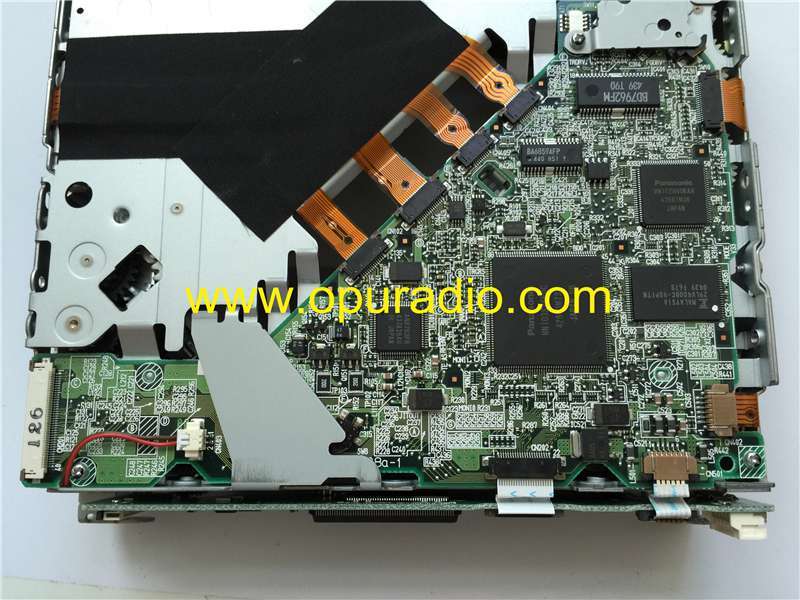 Matsushita 6 CD/DVD changer mechanism with 2 PC Board for Acura TL navigation Toyota Crown GPS radio Japan version Mercedes S class