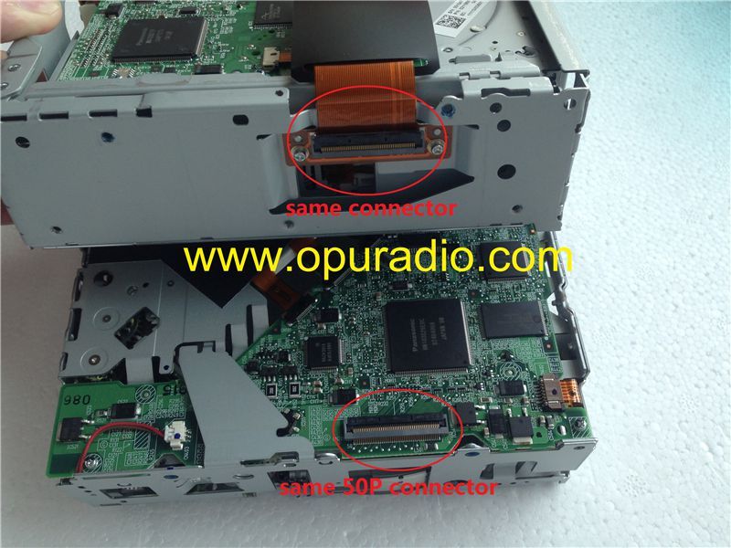 Matsushita 6 CD/DVD changer mechanism for Mercedes Becker BE7051 BE9060 Porsche PCM3 car radio audio GPS