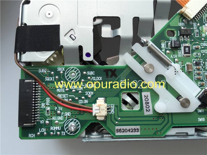 Panasonic 6 CD mech old style with exact PCB E-9252-2 for Honda Accord Navigation MAP CD player changer GPS car radio