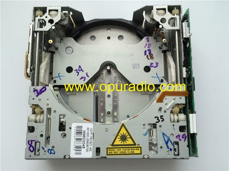 Fujitsu Ten 6 Disc CD changer mechanism two motor up for Ford Focus 1999-2002 car stereo radio 6006 SPRING MNT NA USA 2004-2006 Cadillac SRX 2001-2005