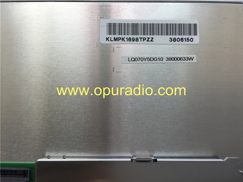Sharp Display LQ070Y5DG10 LCD Monitor for Toyota Prado Land Cruiser Sienna LE 2015 car DVD audio