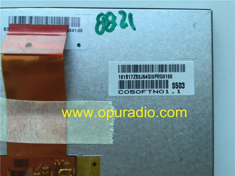 C050FTN01.1 5inch Display Screen Monitor for Subaru  single CD radio Media Honda XRV player USB AUX