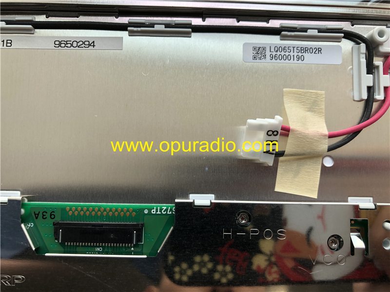 SHARP LQ065T5BR02R Display Screen Monitor 5inch for car radio audio Media CD player